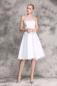 Preview: Brautkleid Standesamt bestickt  mit / ohne Schnürung